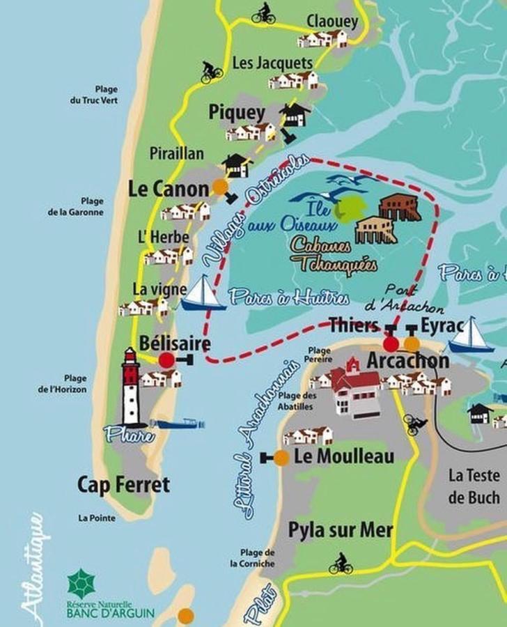Tiny House Famille Nature Cap Ferret Claouey Buitenkant foto